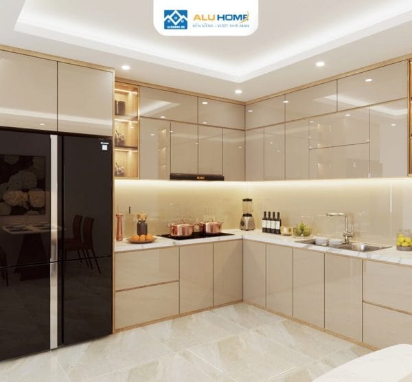 486645676 122199922754158575 7996419747796263311 n Nội thất nhôm Aluhome chuyên tủ bếp, tủ quần áo, vách ngăn CNC. Thiết kế đẹp, chống ẩm mốc, lắp ráp nhanh, bền bỉ, không cong vênh, không mối mọt.