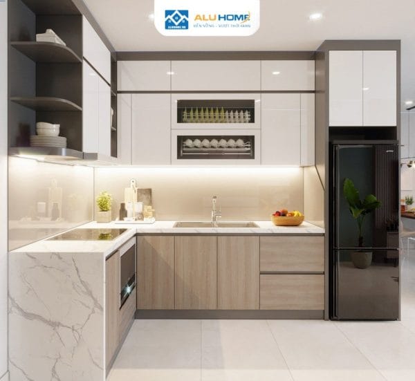 486646521 122199922748158575 976900027988980869 n Nội thất nhôm Aluhome chuyên tủ bếp, tủ quần áo, vách ngăn CNC. Thiết kế đẹp, chống ẩm mốc, lắp ráp nhanh, bền bỉ, không cong vênh, không mối mọt.