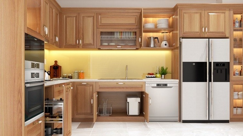 Phụ kiện tủ bếp cao cấp giúp tối ưu không gian năm 2025 2 Phụ kiện tủ bếp inox cao cấp giúp tối ưu không gian